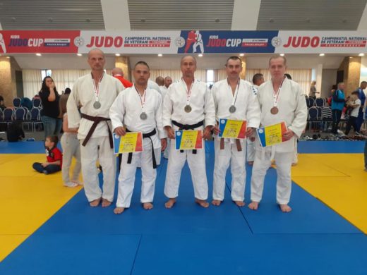 Noi medalii in dreptul judo-ului pentru veterani